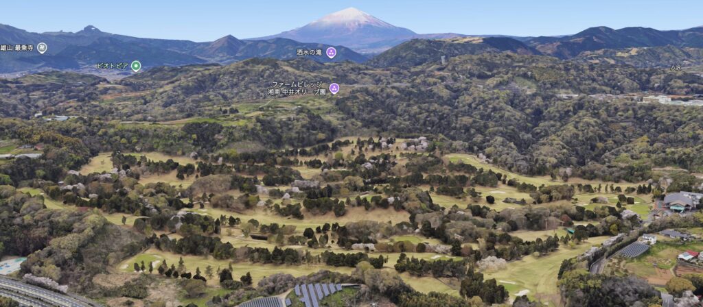 レインボーカントリー倶楽部 GOOGLE EARTH