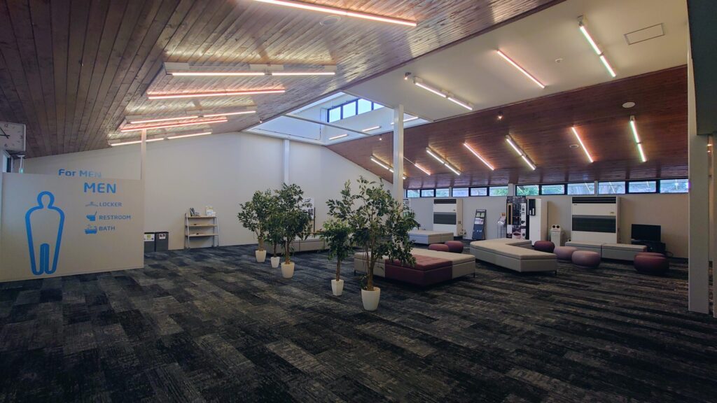 千葉桜の里ゴルフクラブ休憩スペース