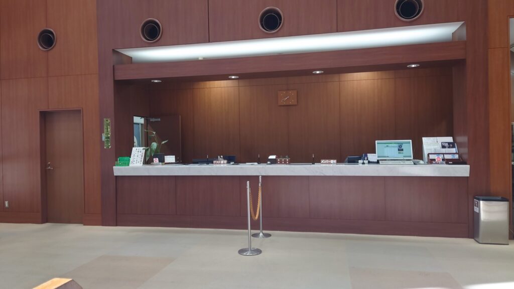 レインボーカントリー倶楽部 受付カウンター