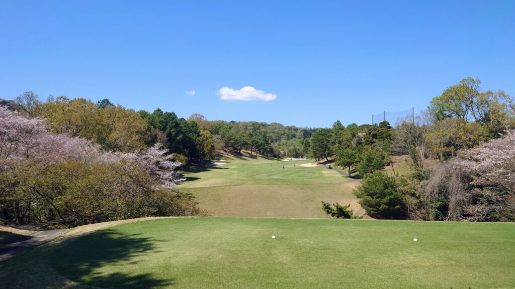 レインボーカントリー倶楽部 INコース17番 397Yミドル