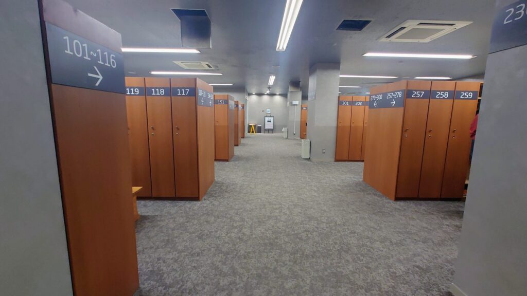 東京湾カントリークラブ【アコーディア・ゴルフ】 ロッカールーム