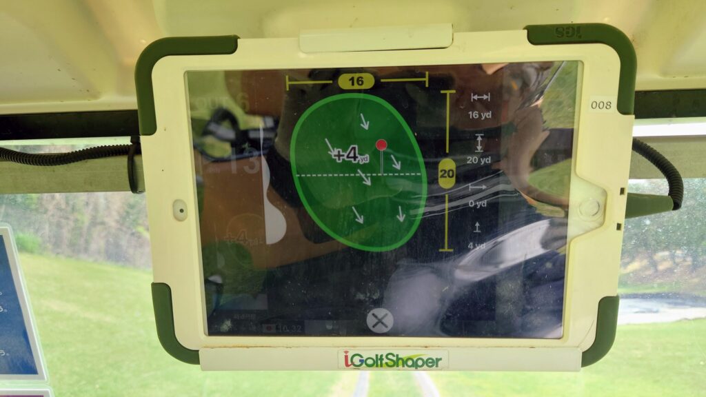 鎌倉パブリックゴルフ場　GPSナビゲーション　グリーン