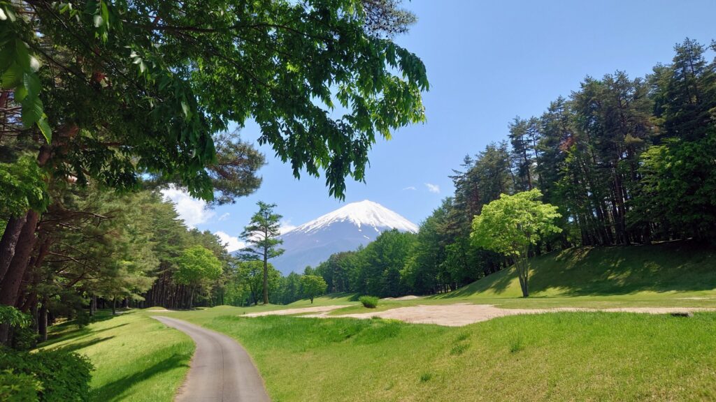 富士桜カントリー倶楽部　富士山
