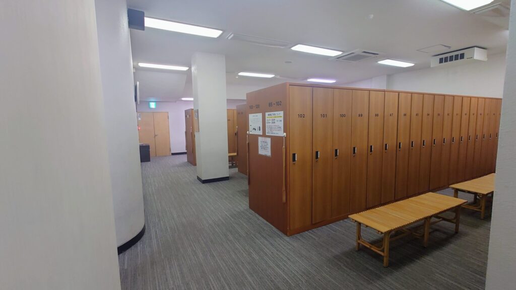 小田原城カントリー倶楽部　ロッカールーム