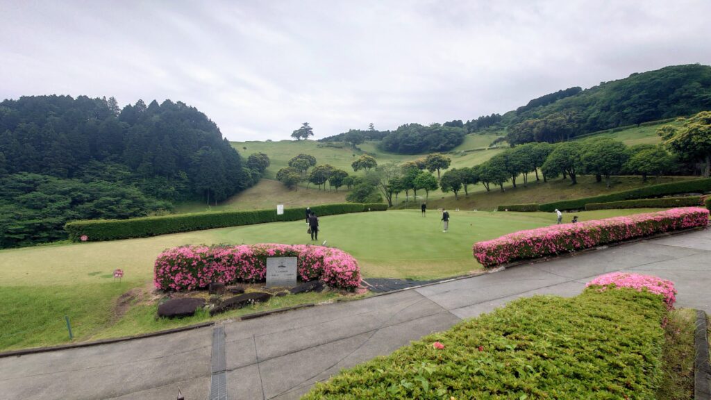 小田原城カントリー倶楽部　練習グリーン