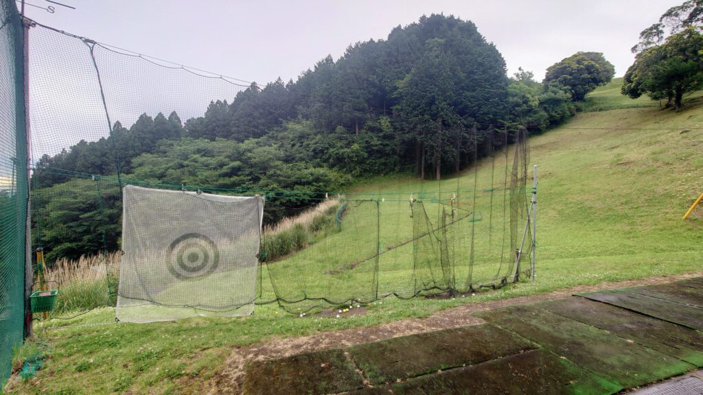 小田原城カントリー倶楽部　ドライビングレンジ