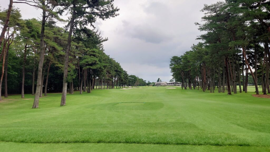 大利根カントリークラブ　IN 18番 360Y ミドル