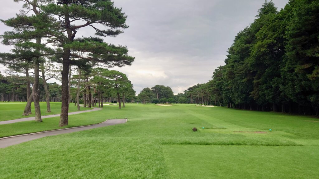 大利根カントリークラブ　OUT 6番 177Y ショート