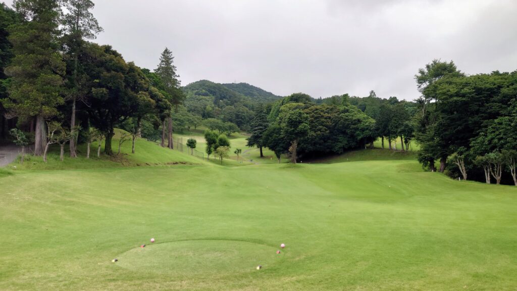 大秦野カントリークラブ【PGM】14番、124Yのショート