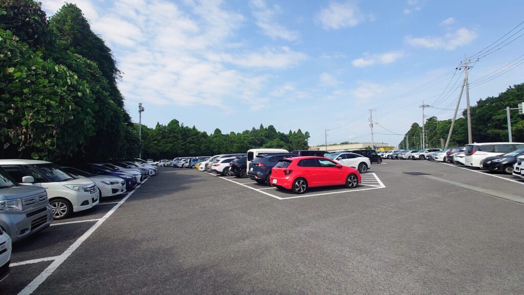 土浦カントリー倶楽部　第一駐車場