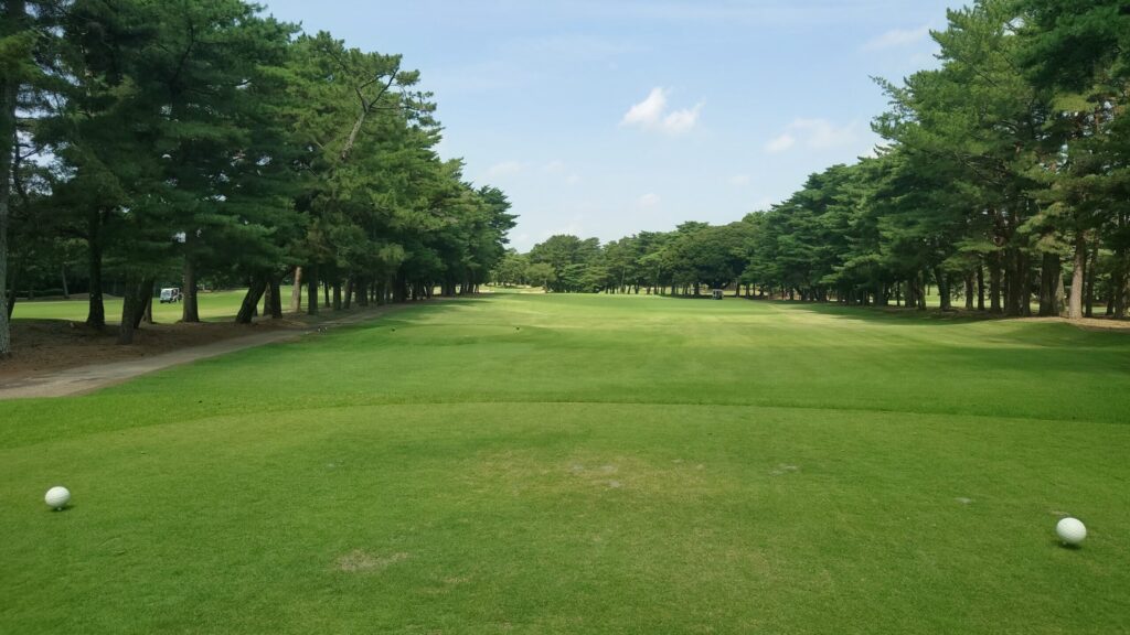 土浦カントリー倶楽部　西コース　1番 435Yミドル