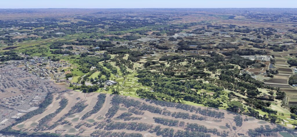 大利根カントリークラブ　GOOGLE　EARTH