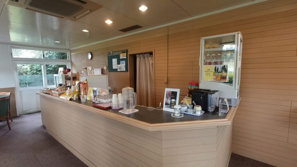 関西ゴルフ倶楽部OUTコース売店内部