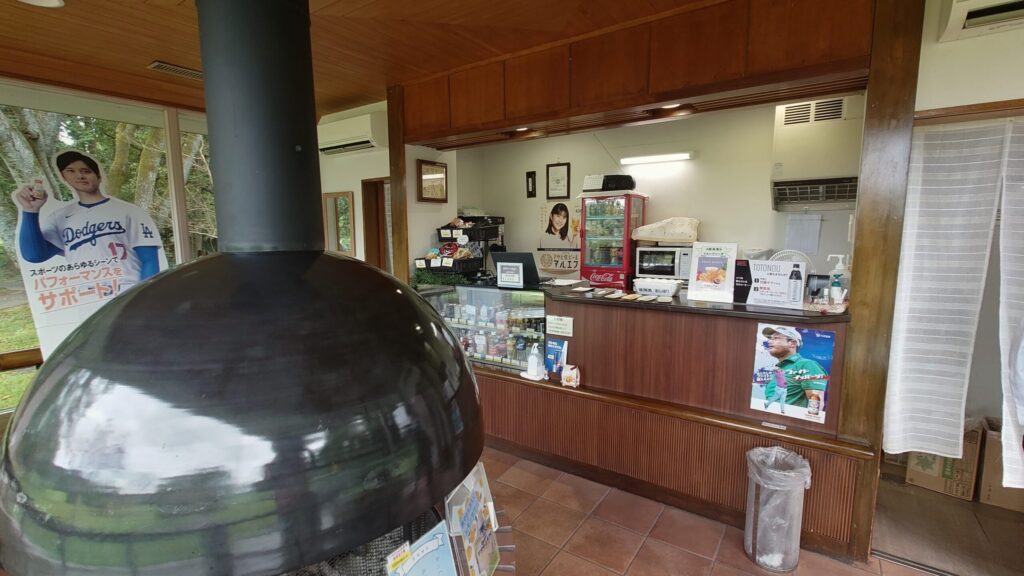 サンヒルズカントリークラブの売店