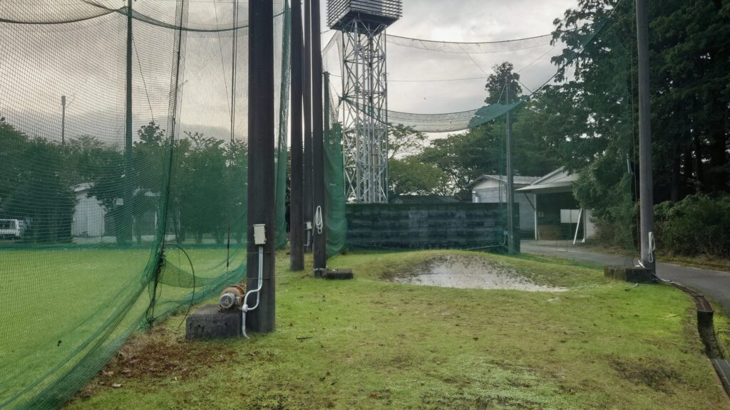 伊東カントリークラブのバンカー練習場